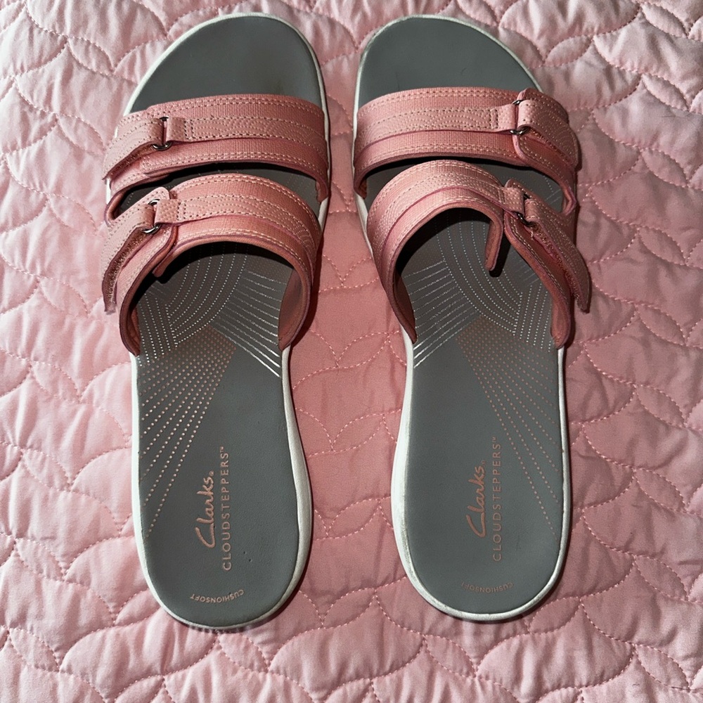 Clarks Cloudsteppers Womens Breeze Piper Slide Sandals